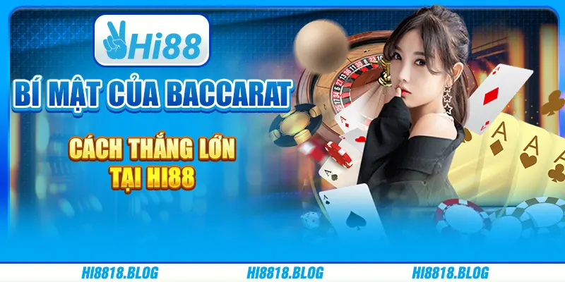 Bí Mật Của Baccarat - Cách Thắng Lớn Tại Nhà Cái Hi88