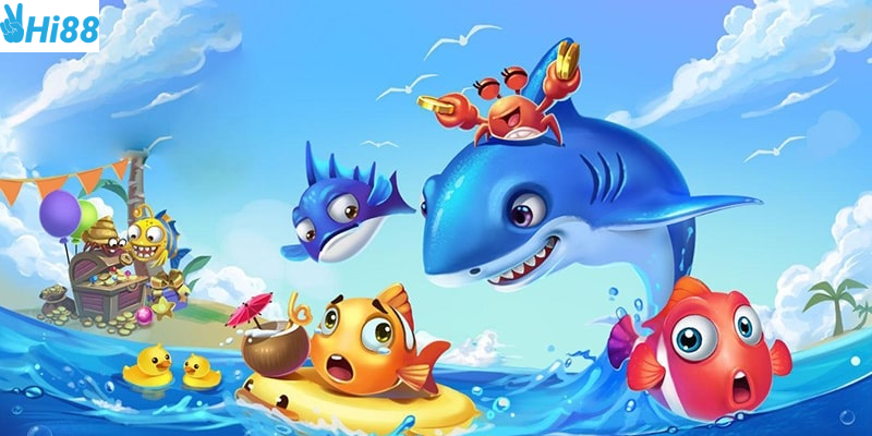 Chơi game bắn cá đổi thưởng tại Hi88