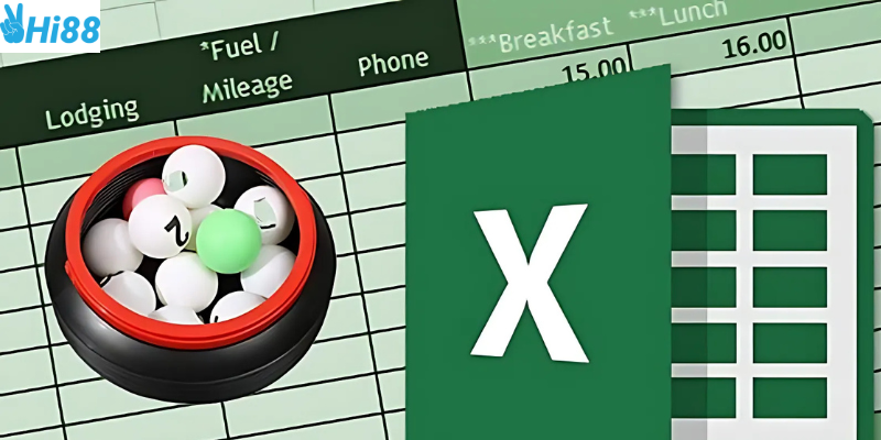 Tính lô đề bằng Excel phương pháp chính xác tại Hi88